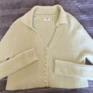Cropped Cotton-On collard sweater NEVER WORN!